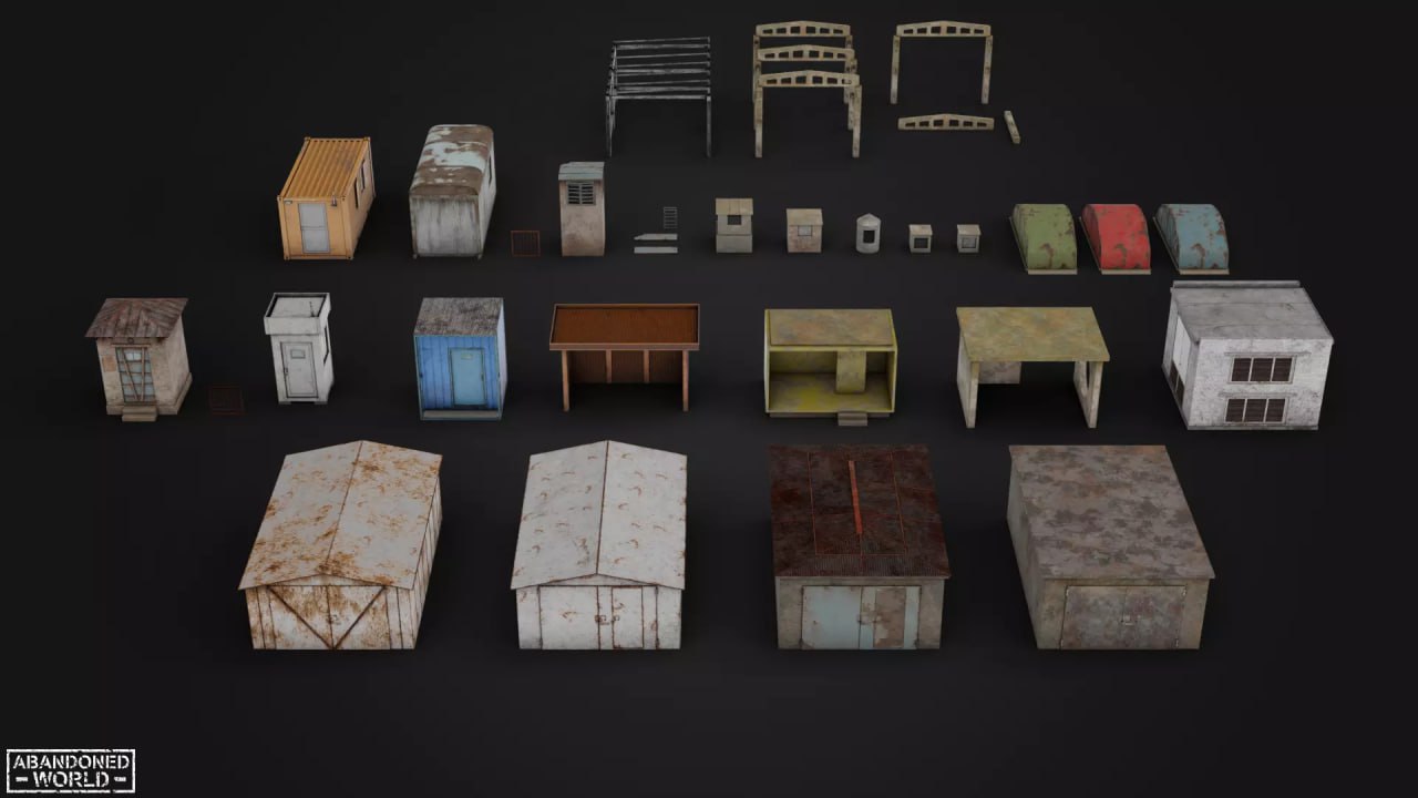 Old Small Buildings Pack📱 - изображение 4